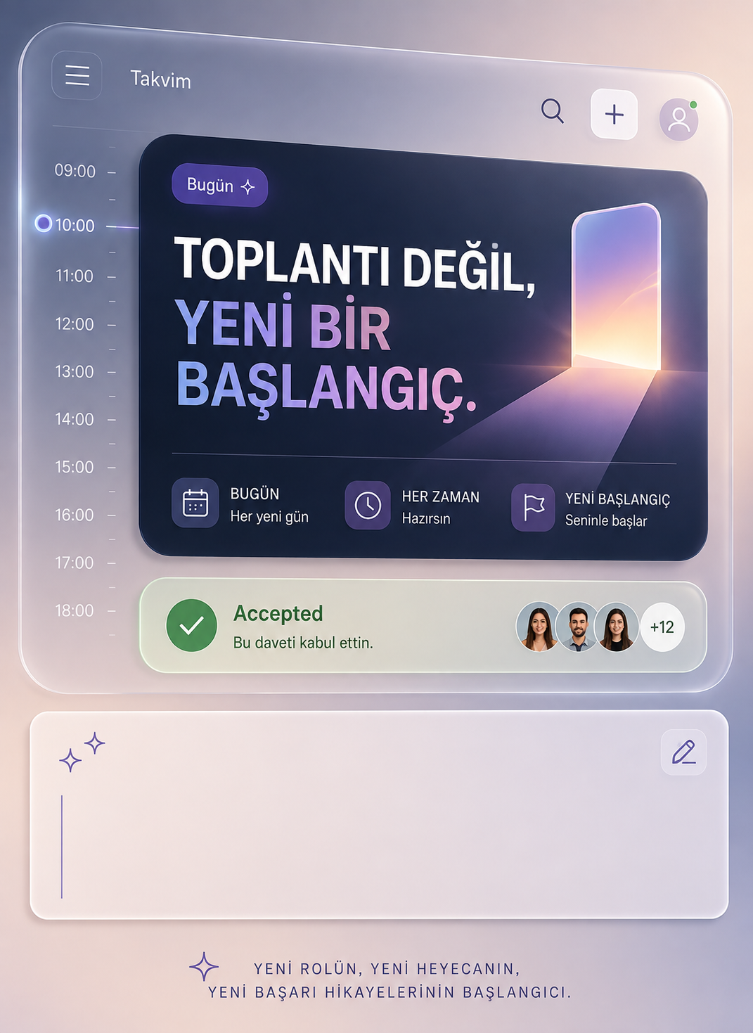 Toplantı Değil Yeni Bir Başlangıç