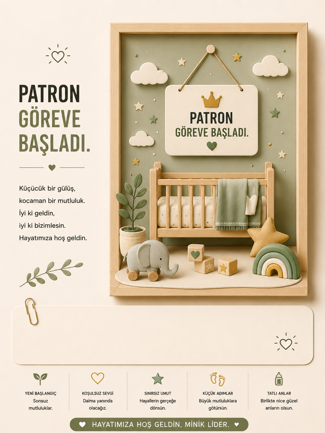 Patron Göreve Başladı
